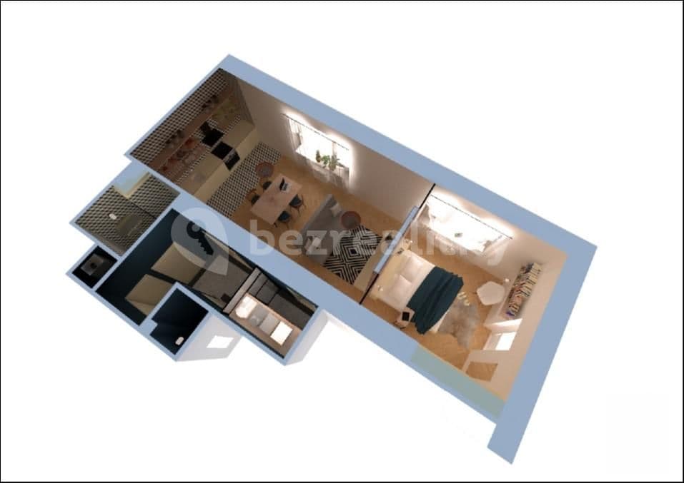 Prenájom bytu 2-izbový 50 m², Na Nivách, Praha, Praha Prenájom bytu 2-izbový 50 m², Na Nivách, Praha, Praha