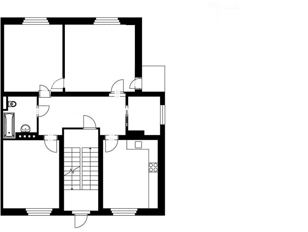 Prenájom bytu 4-izbový 97 m², Přemyšlenská, Praha, Praha Prenájom bytu 4-izbový 97 m², Přemyšlenská, Praha, Praha
