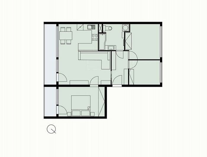 Prenájom bytu 4-izbový 85 m², Mimoňská, Praha, Praha Prenájom bytu 4-izbový 85 m², Mimoňská, Praha, Praha