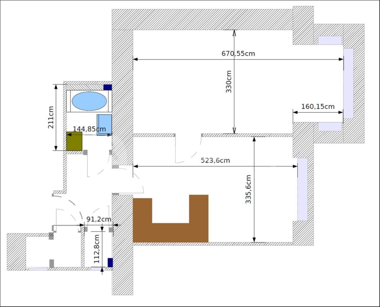 Prenájom bytu 2-izbový 51 m², Drahobejlova, Praha, Praha Prenájom bytu 2-izbový 51 m², Drahobejlova, Praha, Praha