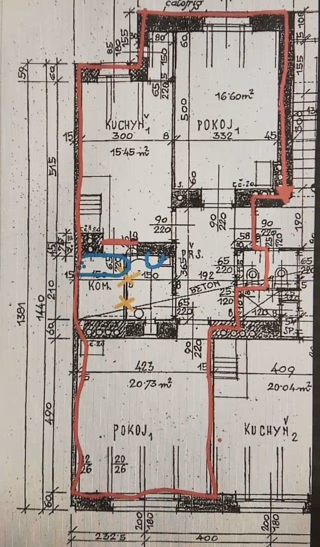Prenájom bytu 2-izbový 66 m², Jeseniova, Praha, Praha Prenájom bytu 2-izbový 66 m², Jeseniova, Praha, Praha
