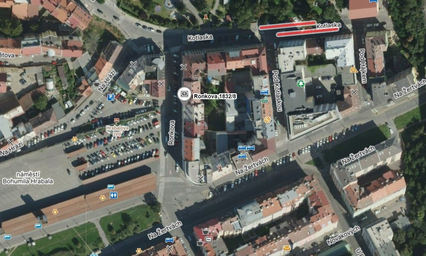 Prenájom bytu 2-izbový 40 m², Ronkova, Praha, Praha Prenájom bytu 2-izbový 40 m², Ronkova, Praha, Praha
