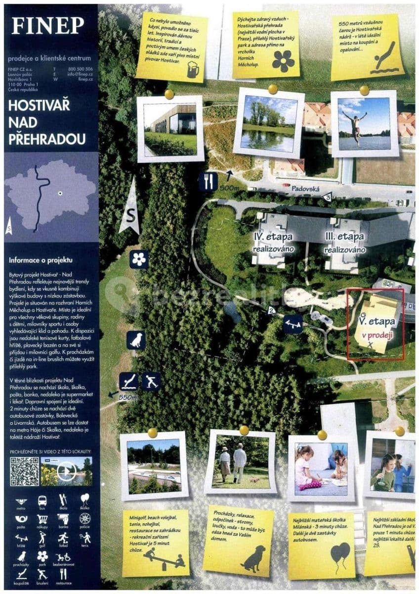 Prenájom bytu 2-izbový 55 m², Nad Přehradou, Praha, Praha Prenájom bytu 2-izbový 55 m², Nad Přehradou, Praha, Praha