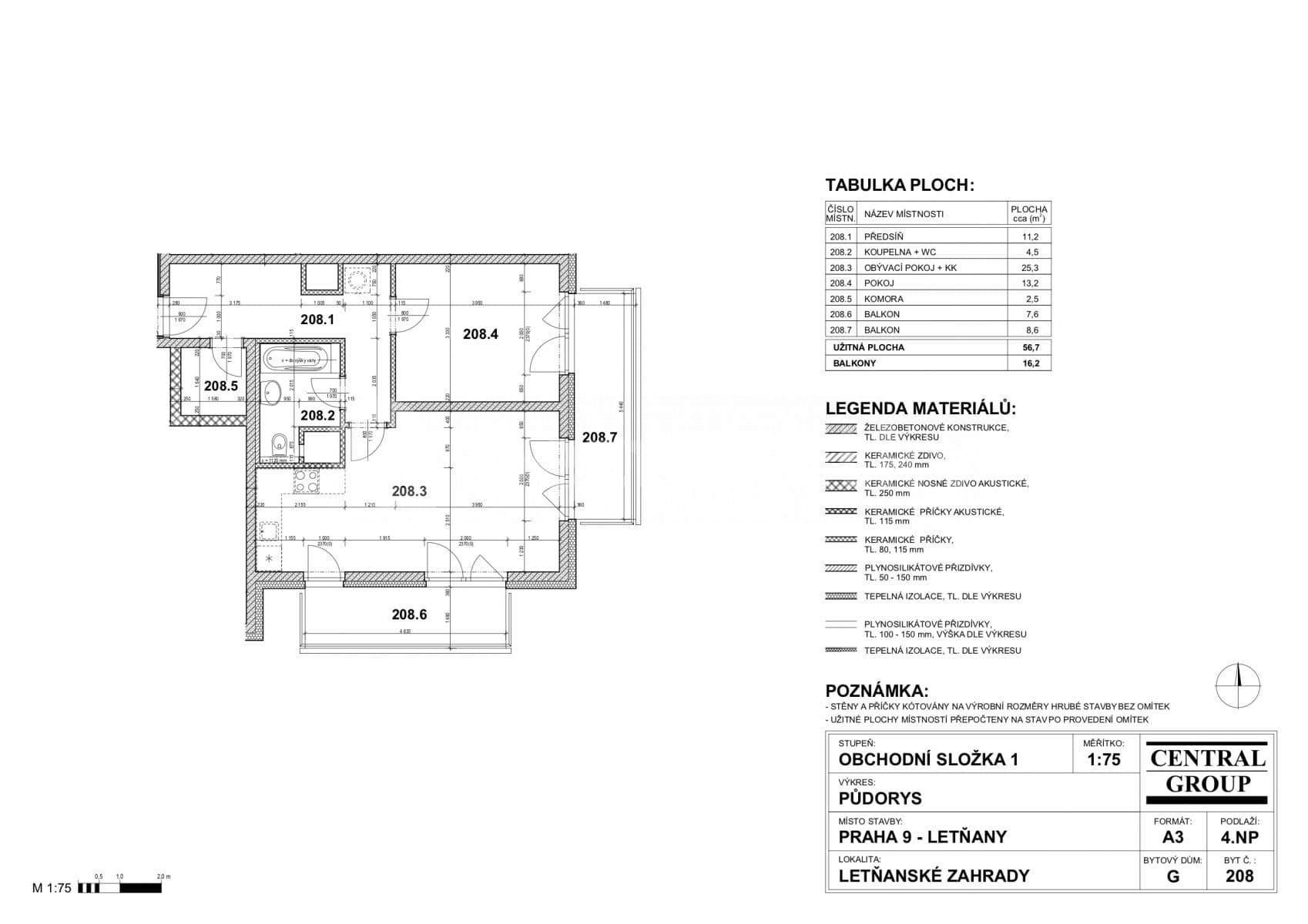 Prenájom bytu 2-izbový 62 m², Hlučkova, Praha, Praha Prenájom bytu 2-izbový 62 m², Hlučkova, Praha, Praha