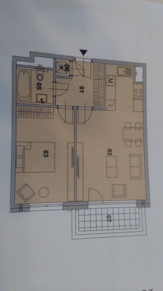 Prenájom bytu 2-izbový 60 m², Nekvasilova, Praha, Praha Prenájom bytu 2-izbový 60 m², Nekvasilova, Praha, Praha
