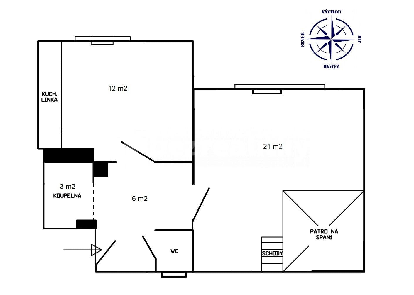 Prenájom bytu 2-izbový 43 m², Stupkova, Praha, Praha Prenájom bytu 2-izbový 43 m², Stupkova, Praha, Praha