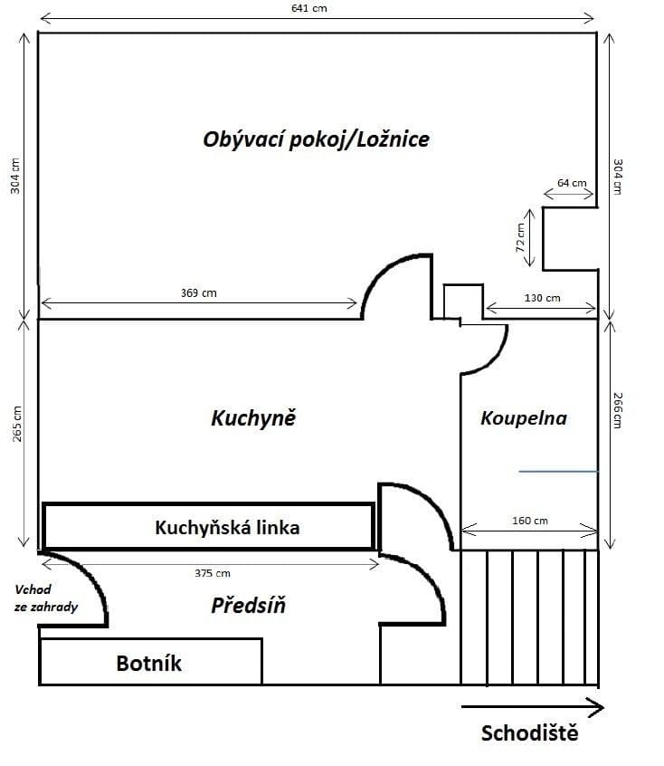 Prenájom bytu 2-izbový 37 m², Vehlovická, Praha, Praha Prenájom bytu 2-izbový 37 m², Vehlovická, Praha, Praha