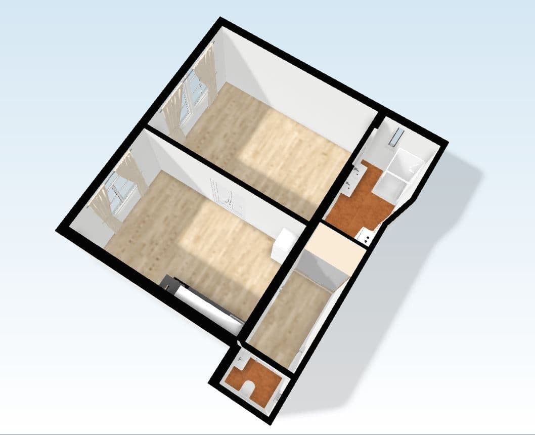 Prenájom bytu 2-izbový 54 m², Táboritská, Praha, Praha Prenájom bytu 2-izbový 54 m², Táboritská, Praha, Praha