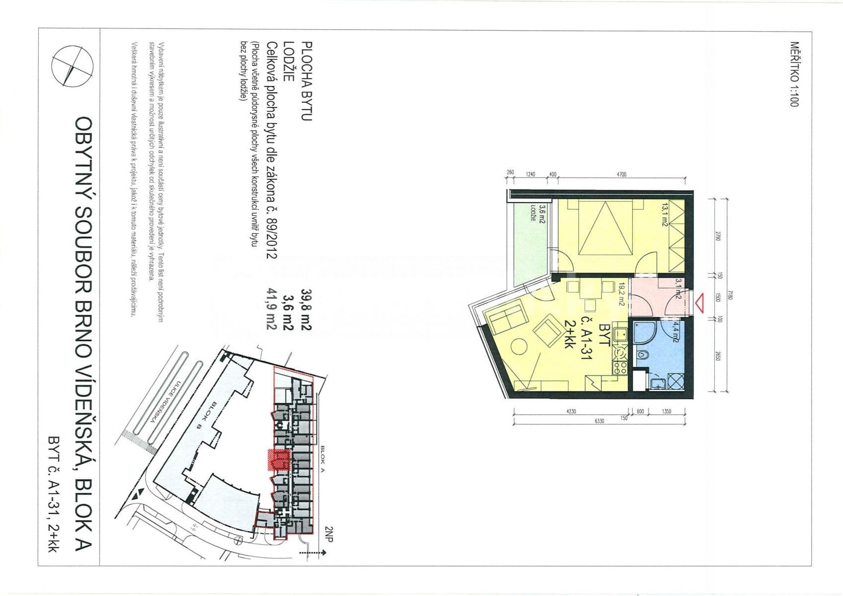 Prenájom bytu 2-izbový 44 m², Vídeňská, Brno, Jihomoravský kraj Prenájom bytu 2-izbový 44 m², Vídeňská, Brno, Jihomoravský kraj