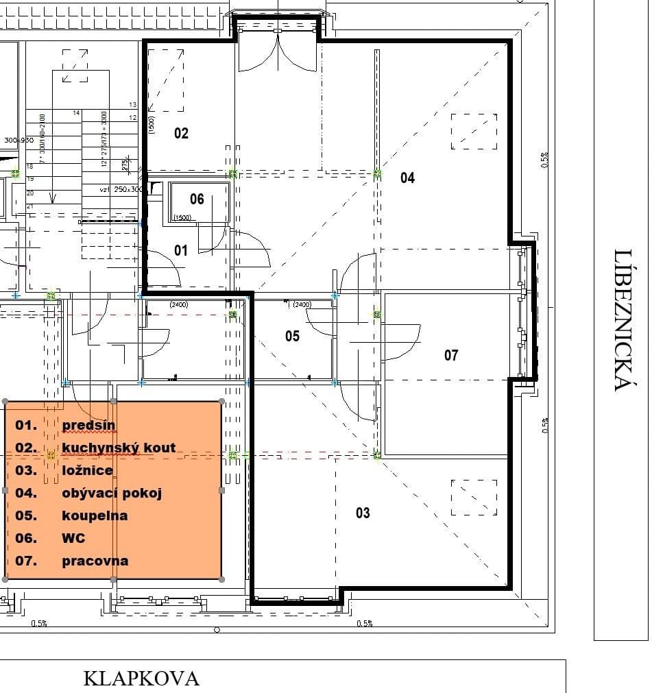 Prenájom bytu 3-izbový 90 m², Klapkova, Praha, Praha Prenájom bytu 3-izbový 90 m², Klapkova, Praha, Praha