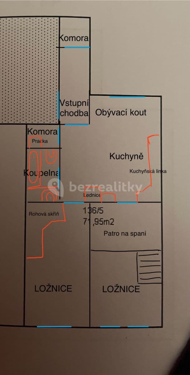 Prenájom bytu 3-izbový 72 m², Havanská, Praha, Praha Prenájom bytu 3-izbový 72 m², Havanská, Praha, Praha