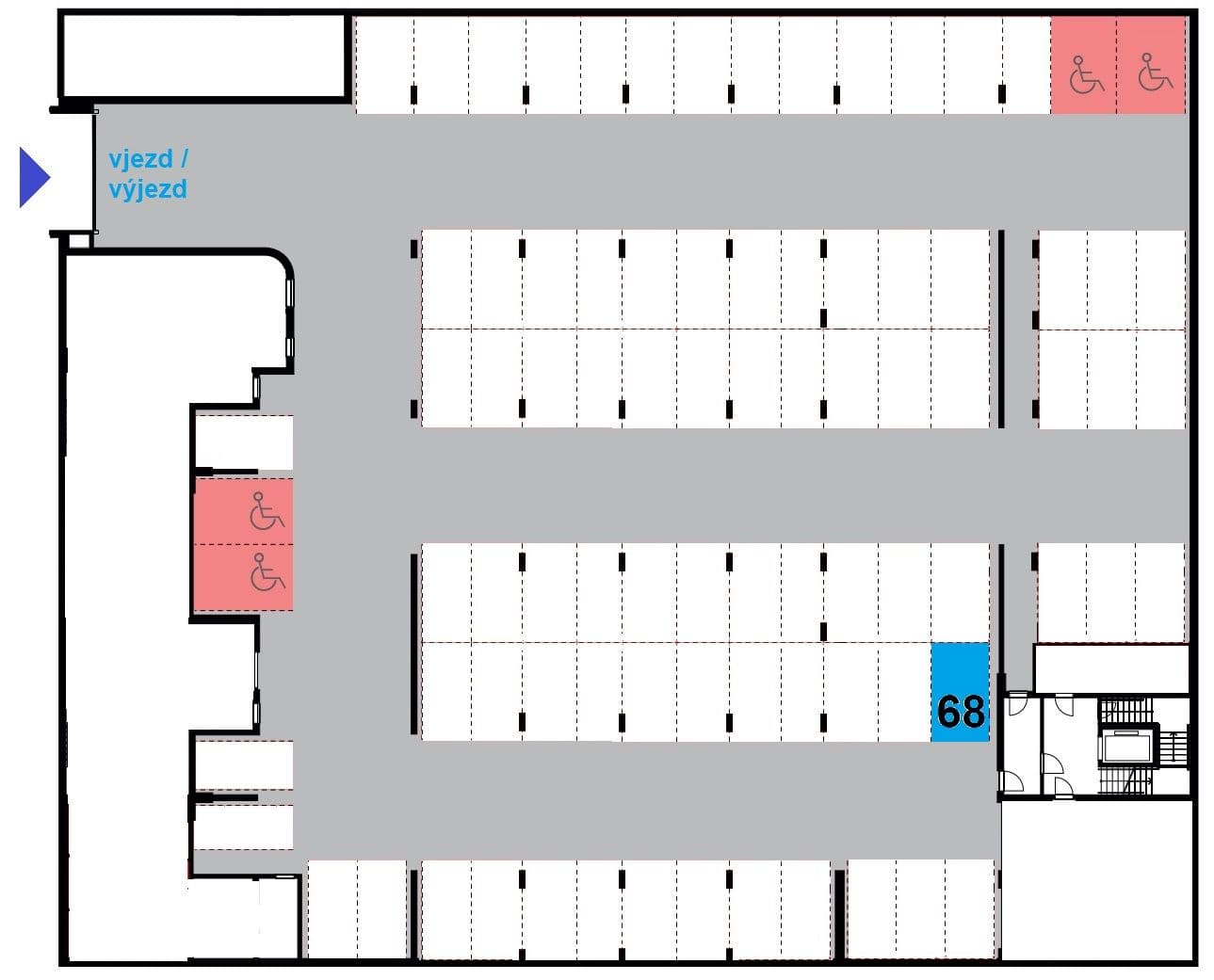 Prenájom garáže 12 m², Walterovo náměstí, Praha, Praha Prenájom garáže 12 m², Walterovo náměstí, Praha, Praha