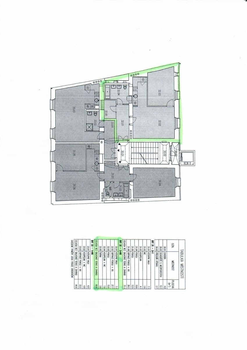 Prenájom bytu 2-izbový 61 m², Košická, Praha, Praha Prenájom bytu 2-izbový 61 m², Košická, Praha, Praha