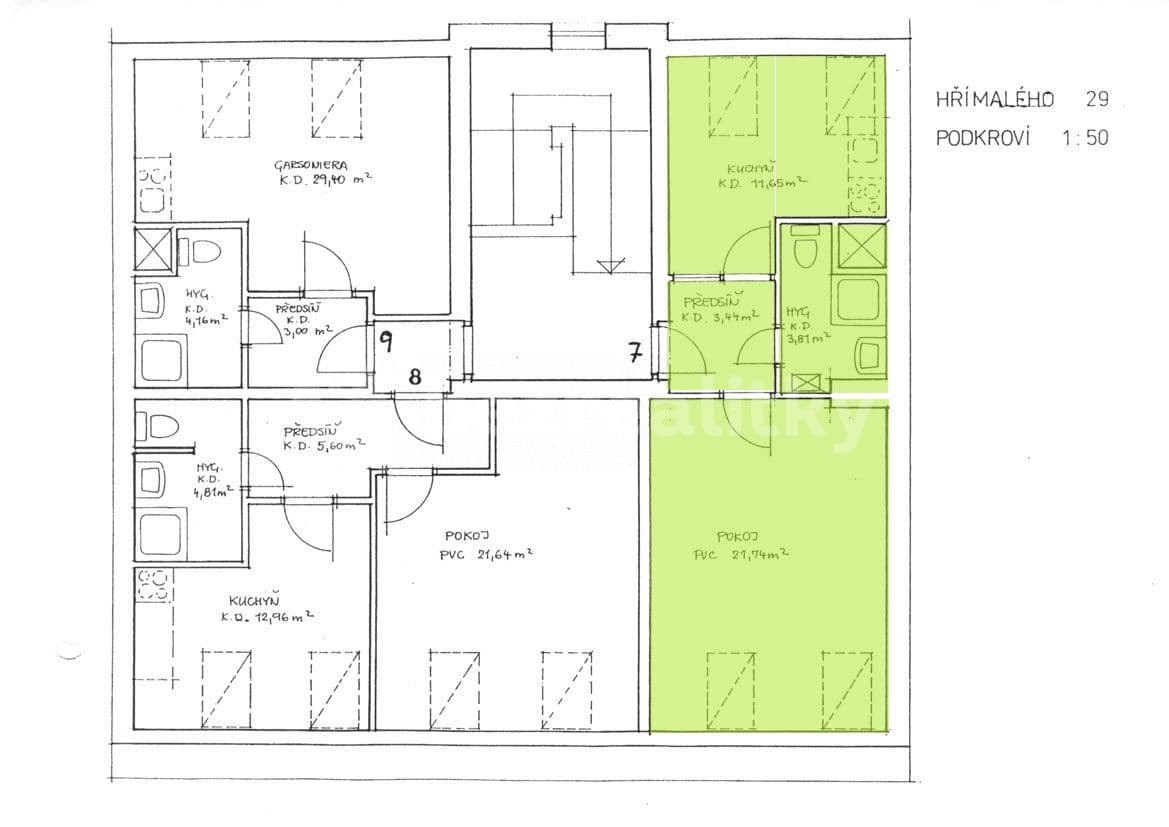 Prenájom bytu 1-izbový 43 m², Hřímalého, Plzeň, Plzeňský kraj Prenájom bytu 1-izbový 43 m², Hřímalého, Plzeň, Plzeňský kraj