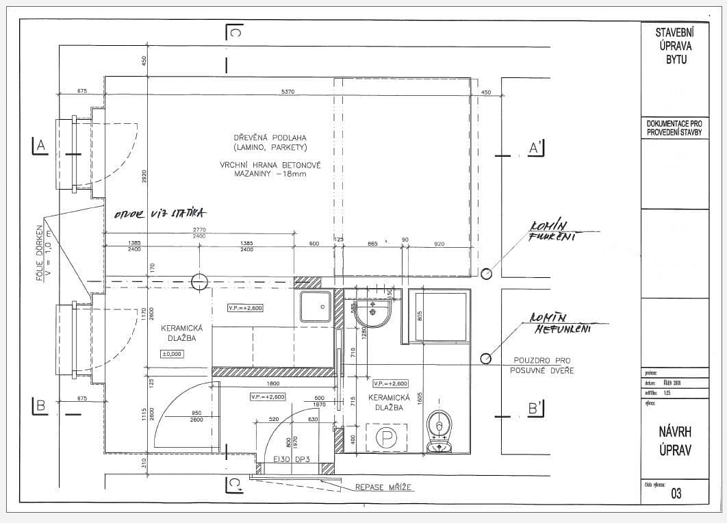 Prenájom bytu 1-izbový 30 m², Turnovská, Praha, Praha Prenájom bytu 1-izbový 30 m², Turnovská, Praha, Praha