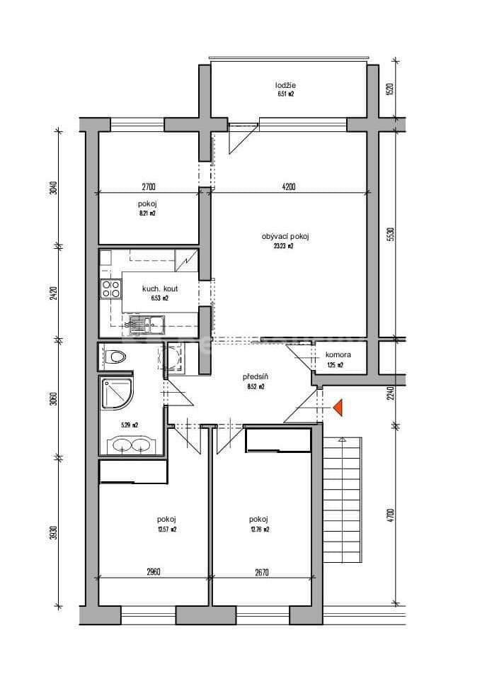 Prenájom bytu 4-izbový 80 m², Pod Fialkou, Praha, Praha Prenájom bytu 4-izbový 80 m², Pod Fialkou, Praha, Praha