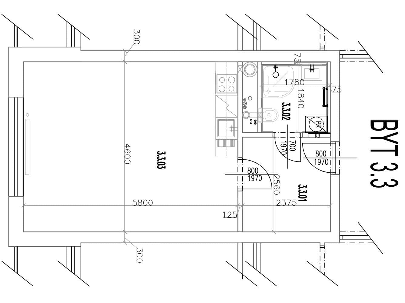 Prenájom bytu 1-izbový 38 m², Kadečkové, Praha, Praha Prenájom bytu 1-izbový 38 m², Kadečkové, Praha, Praha