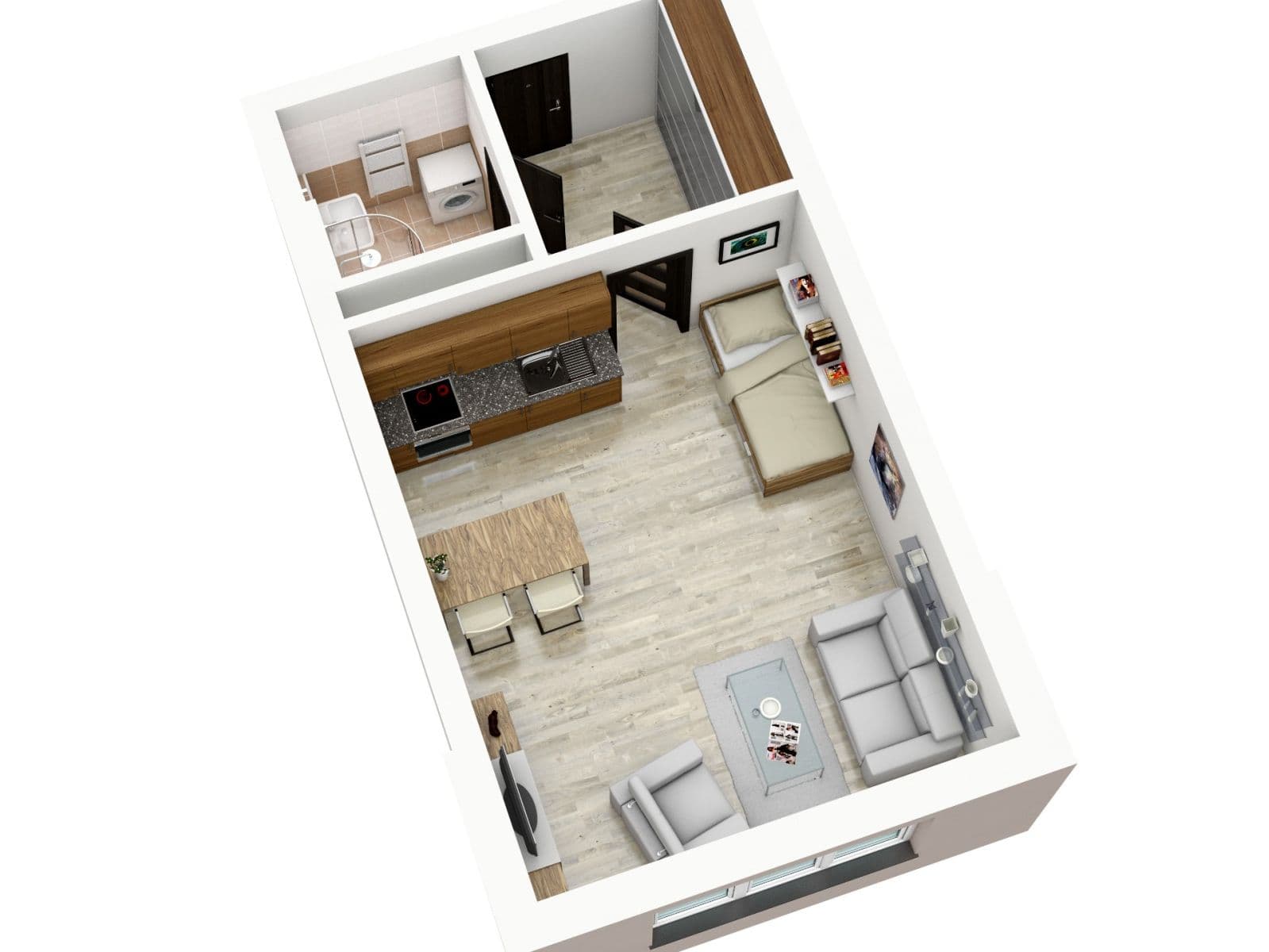 Prenájom bytu 1-izbový 38 m², Kadečkové, Praha, Praha Prenájom bytu 1-izbový 38 m², Kadečkové, Praha, Praha