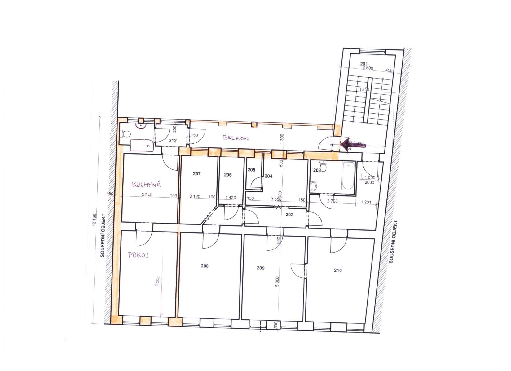 Prenájom bytu 1-izbový 36 m², Palackého třída, Brno, Jihomoravský kraj Prenájom bytu 1-izbový 36 m², Palackého třída, Brno, Jihomoravský kraj
