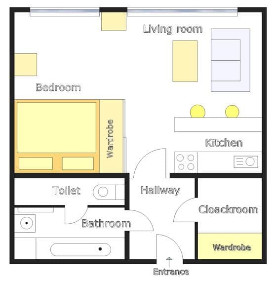 Prenájom bytu 1-izbový 48 m², Geologická, Praha, Praha Prenájom bytu 1-izbový 48 m², Geologická, Praha, Praha