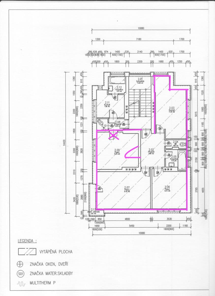 Prenájom bytu 3-izbový 85 m², Pod Kesnerkou, Praha, Praha Prenájom bytu 3-izbový 85 m², Pod Kesnerkou, Praha, Praha