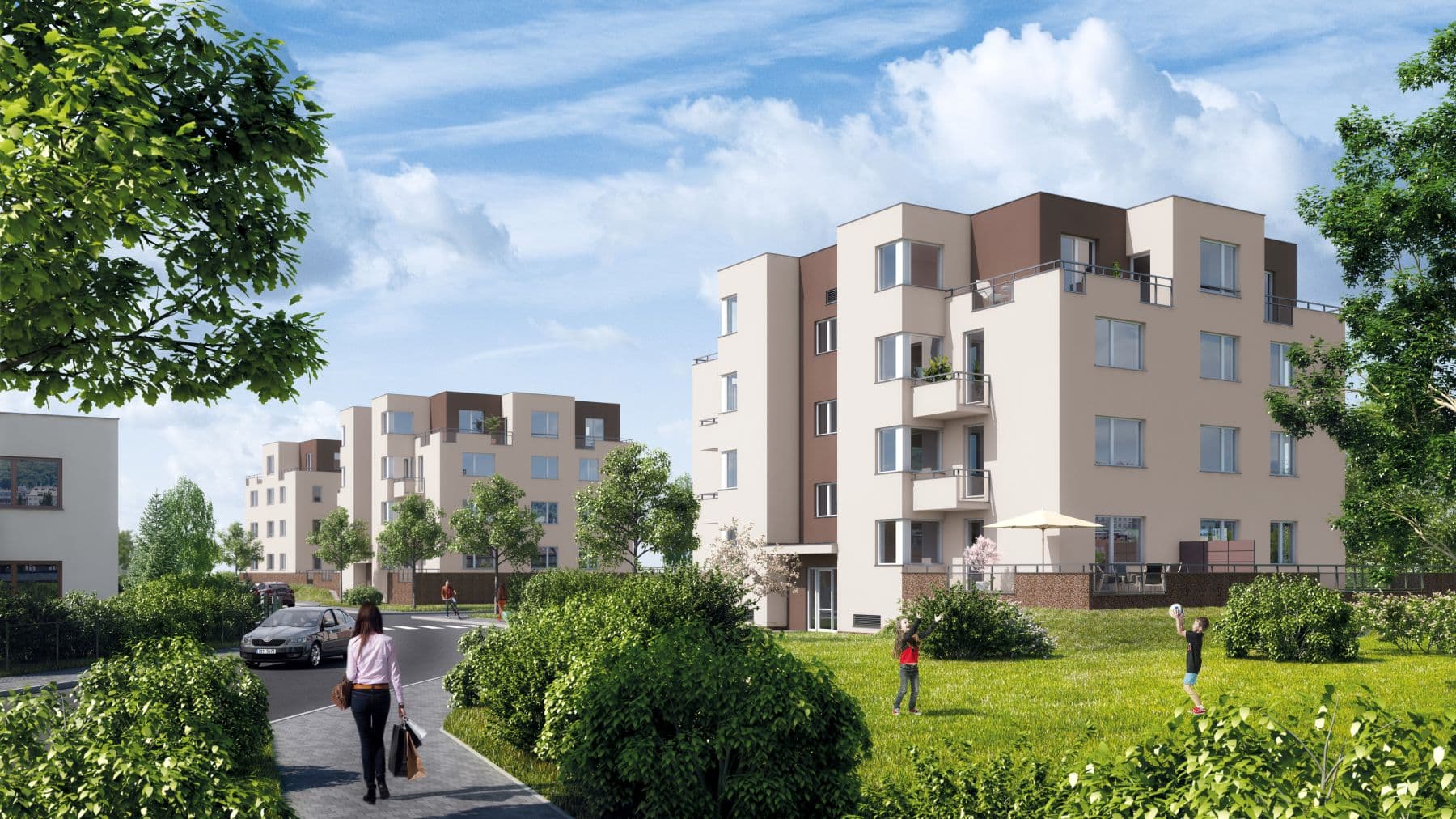 Prenájom bytu 2-izbový 60 m², Kadečkové, Praha, Praha Prenájom bytu 2-izbový 60 m², Kadečkové, Praha, Praha