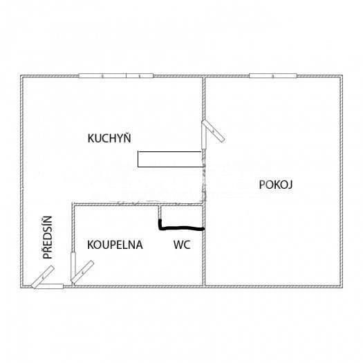 Prenájom bytu 2-izbový 37 m², Barrandova, Ústí nad Labem, Ústecký kraj Prenájom bytu 2-izbový 37 m², Barrandova, Ústí nad Labem, Ústecký kraj