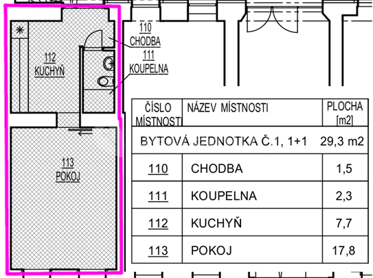 Prenájom bytu 1-izbový 29 m², Jeronýmova, Brno, Jihomoravský kraj Prenájom bytu 1-izbový 29 m², Jeronýmova, Brno, Jihomoravský kraj