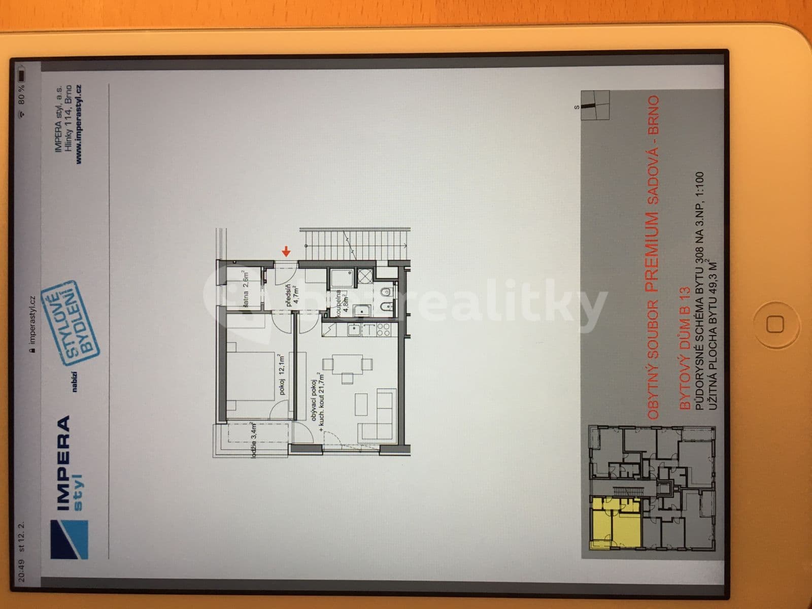 Prenájom bytu 2-izbový 54 m², Moskalykova, Brno, Jihomoravský kraj Prenájom bytu 2-izbový 54 m², Moskalykova, Brno, Jihomoravský kraj