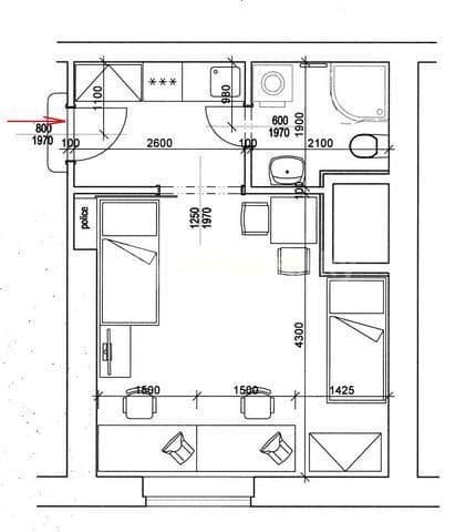Prenájom bytu Garsoniéra 28 m², Na Dlouhém Lánu, Praha, Praha Prenájom bytu Garsoniéra 28 m², Na Dlouhém Lánu, Praha, Praha