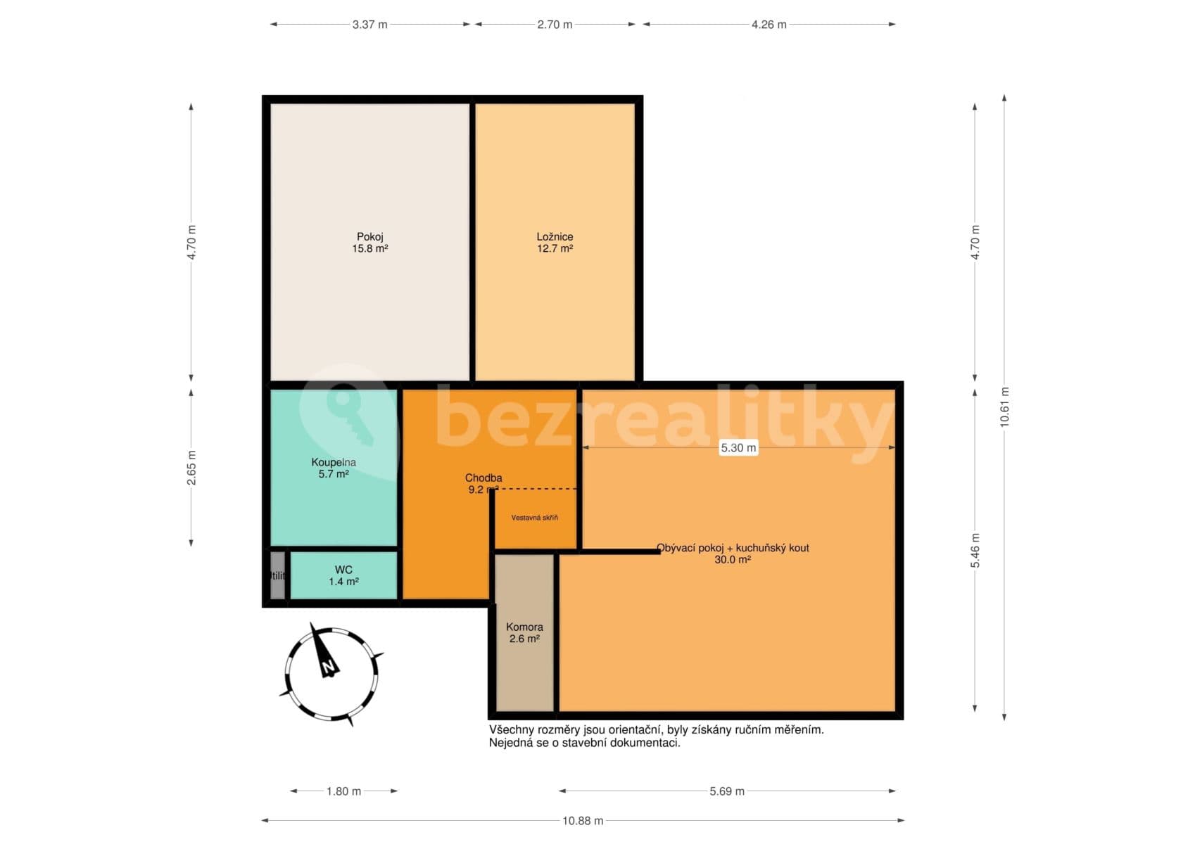 Prenájom bytu 3-izbový 83 m², Za Sídlištěm, Dolní Břežany, Středočeský kraj Prenájom bytu 3-izbový 83 m², Za Sídlištěm, Dolní Břežany, Středočeský kraj