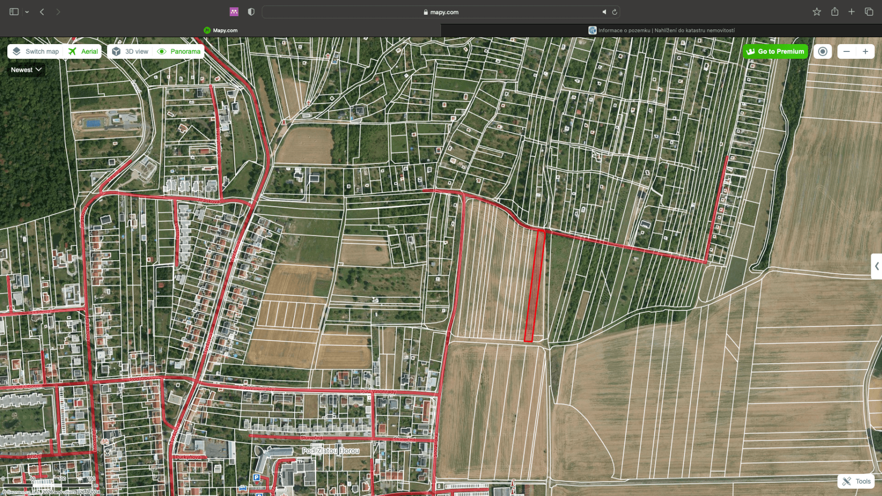 Predaj pozemku 2.452 m², Zlatá Hora, Slavkov u Brna, Jihomoravský kraj Predaj pozemku 2.452 m², Zlatá Hora, Slavkov u Brna, Jihomoravský kraj