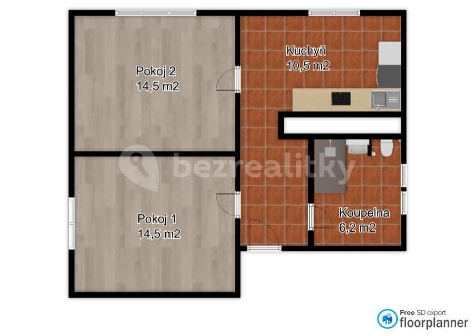 Prenájom bytu 2-izbový 51 m², Vrchlického, Jihlava, Kraj Vysočina Prenájom bytu 2-izbový 51 m², Vrchlického, Jihlava, Kraj Vysočina
