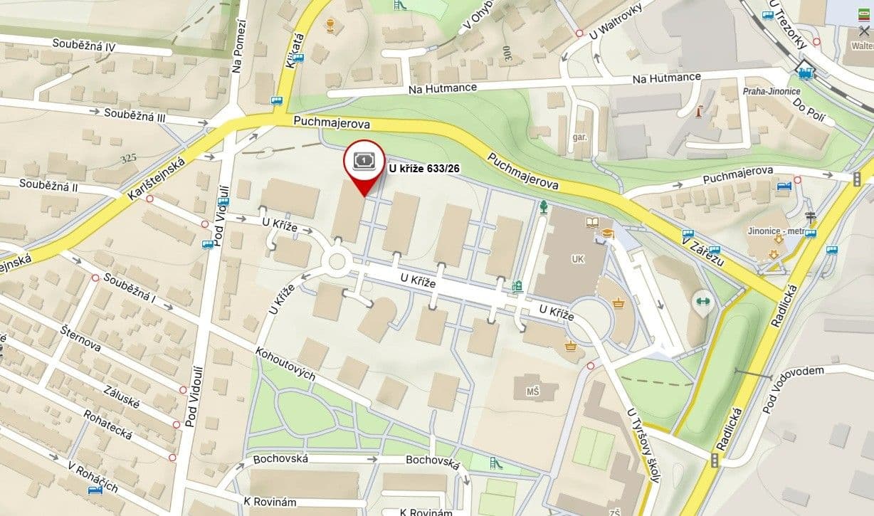 Prenájom bytu 2-izbový 69 m², U Kříže, Praha, Praha Prenájom bytu 2-izbový 69 m², U Kříže, Praha, Praha