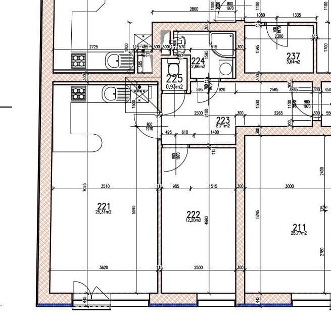 Prenájom bytu 2-izbový 49 m², Klapkova, Praha, Praha Prenájom bytu 2-izbový 49 m², Klapkova, Praha, Praha