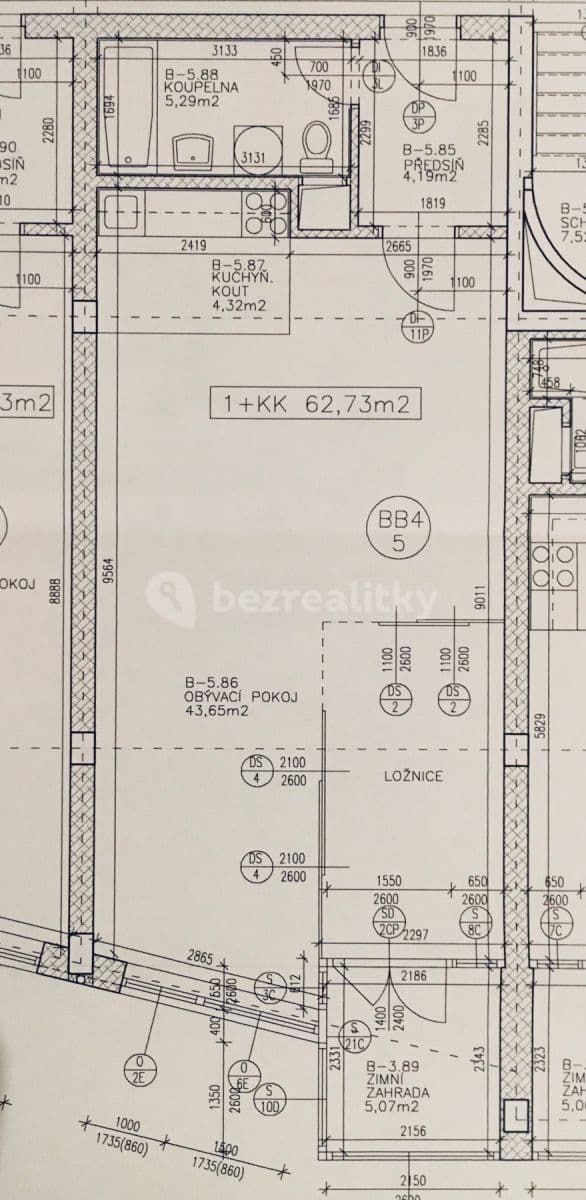 Prenájom bytu 1-izbový 63 m², Tomkova, Praha, Praha Prenájom bytu 1-izbový 63 m², Tomkova, Praha, Praha