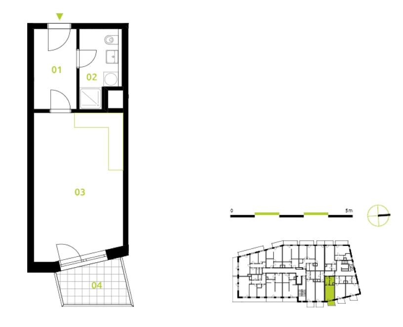 Prenájom bytu 1-izbový 39 m², Československého exilu, Praha, Praha Prenájom bytu 1-izbový 39 m², Československého exilu, Praha, Praha