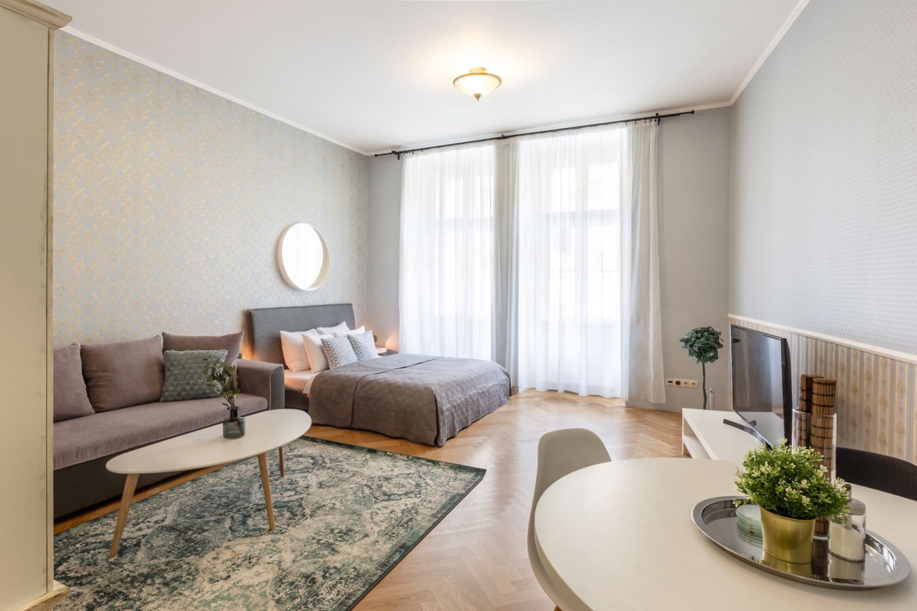 Prenájom bytu 1-izbový 43 m², Vyšehradská, Praha, Praha Prenájom bytu 1-izbový 43 m², Vyšehradská, Praha, Praha