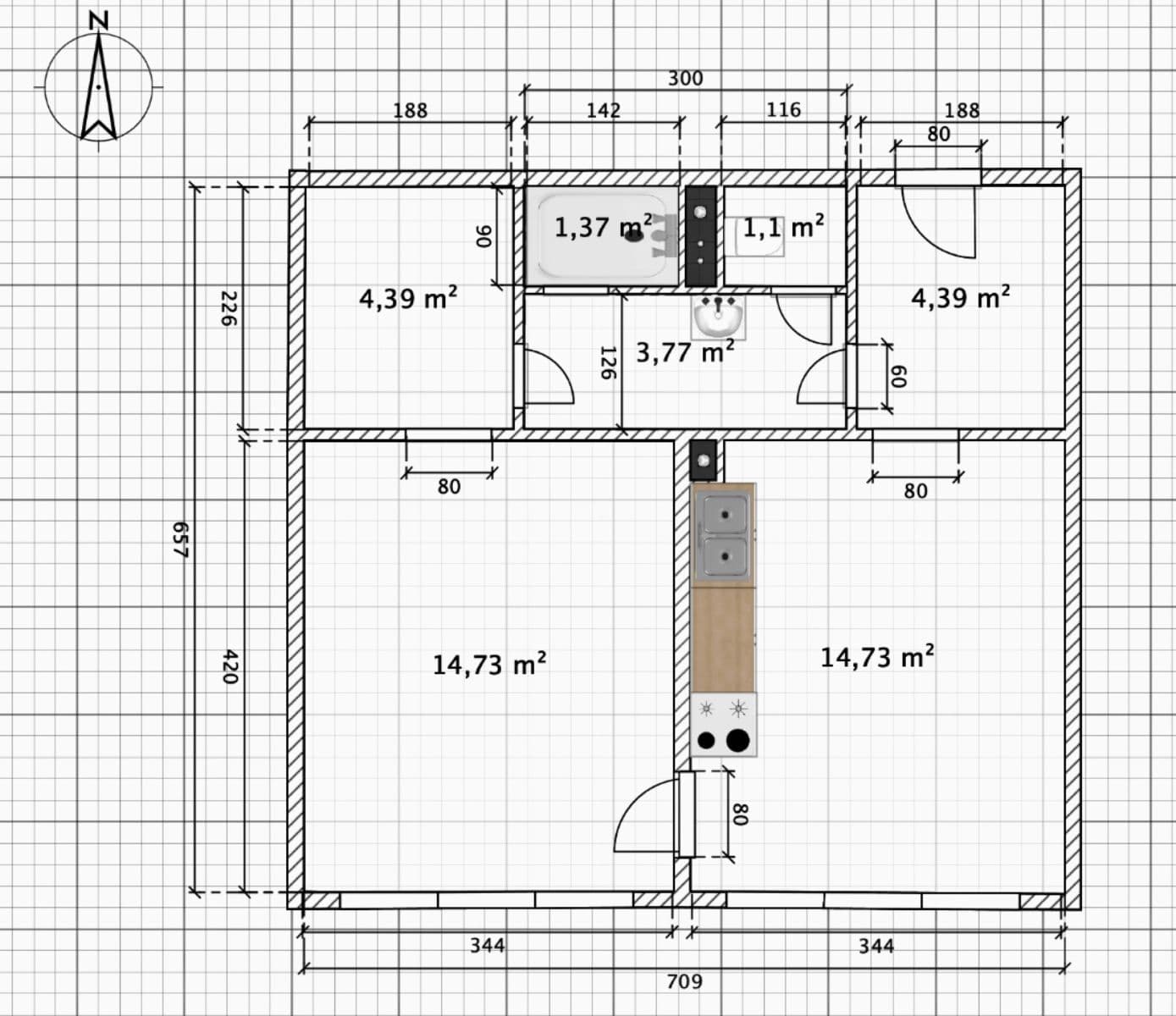 Prenájom bytu 1-izbový 45 m², Plzeňská, Ostrava, Moravskoslezský kraj Prenájom bytu 1-izbový 45 m², Plzeňská, Ostrava, Moravskoslezský kraj