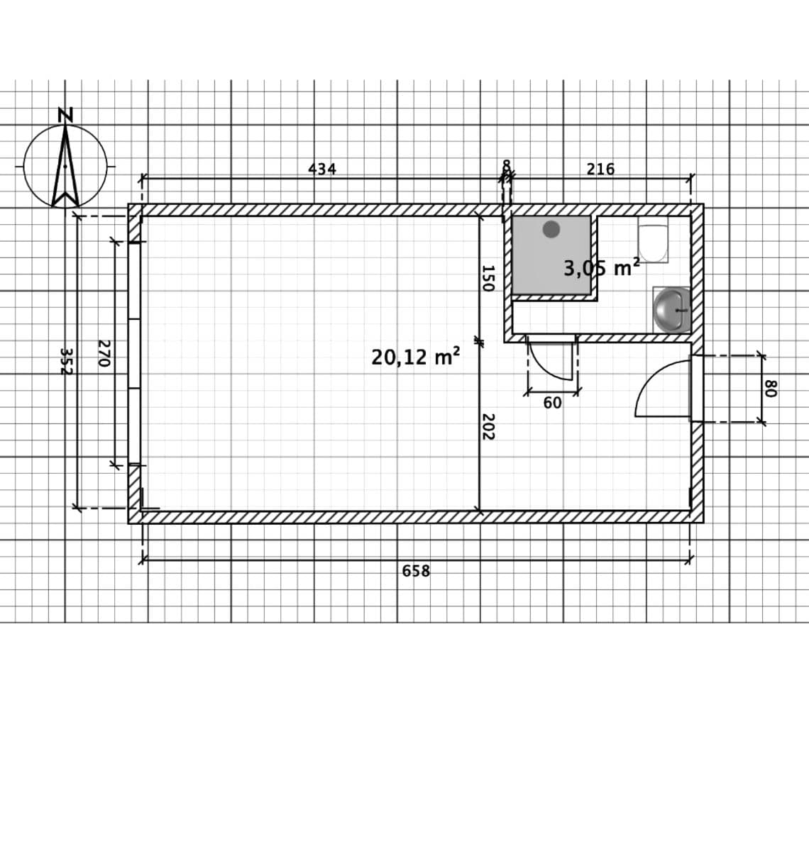 Prenájom bytu 1-izbový 22 m², Plzeňská, Ostrava, Moravskoslezský kraj Prenájom bytu 1-izbový 22 m², Plzeňská, Ostrava, Moravskoslezský kraj