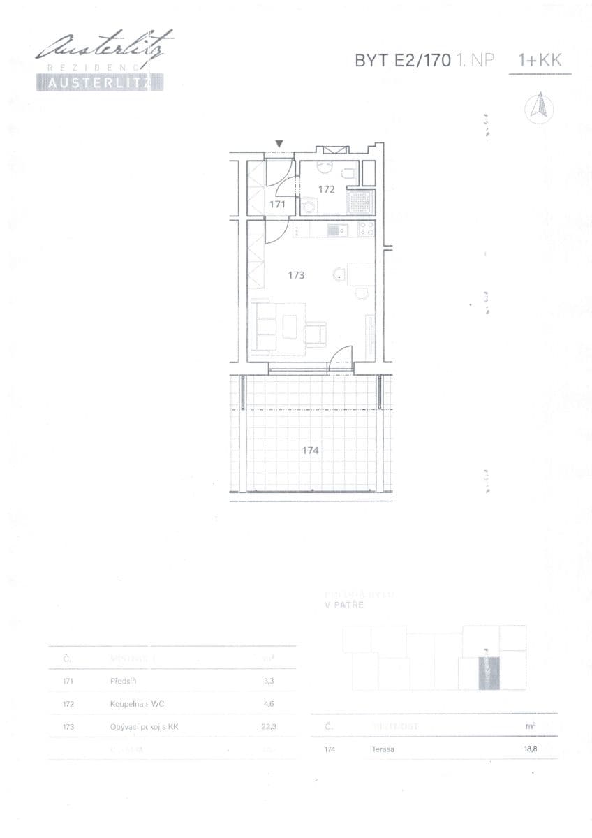 Prenájom bytu 1-izbový 31 m², Zelnice II, Slavkov u Brna, Jihomoravský kraj Prenájom bytu 1-izbový 31 m², Zelnice II, Slavkov u Brna, Jihomoravský kraj