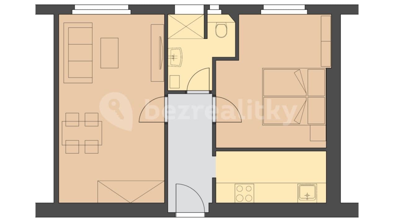 Prenájom bytu 2-izbový 47 m², Sekaninova, Praha, Praha Prenájom bytu 2-izbový 47 m², Sekaninova, Praha, Praha