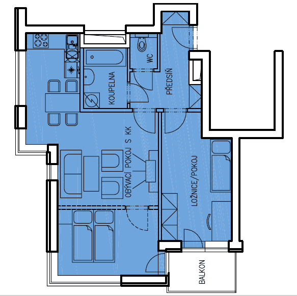 Prenájom bytu 3-izbový 56 m², Herlíkovická, Praha, Praha Prenájom bytu 3-izbový 56 m², Herlíkovická, Praha, Praha