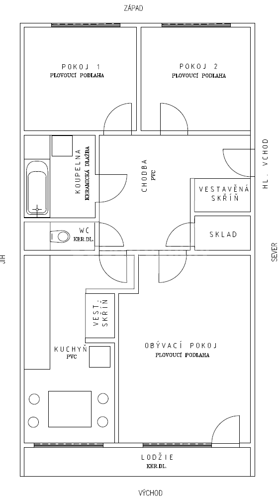 Prenájom bytu 3-izbový 80 m², Bellušova, Praha, Praha Prenájom bytu 3-izbový 80 m², Bellušova, Praha, Praha