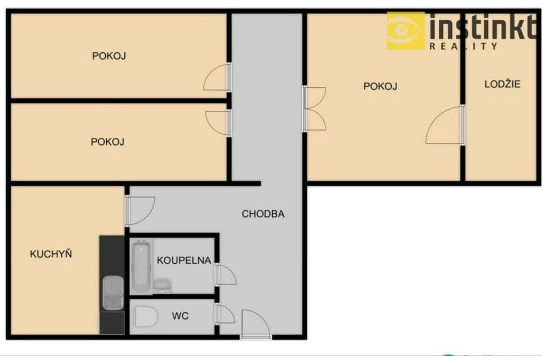 Prenájom bytu 3-izbový 67 m², Rokycanova, Rokycany, Plzeňský kraj Prenájom bytu 3-izbový 67 m², Rokycanova, Rokycany, Plzeňský kraj