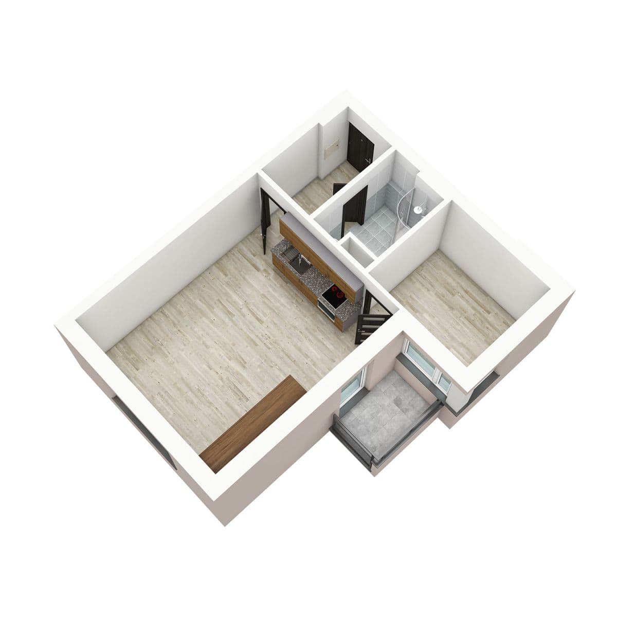 Prenájom bytu 2-izbový 42 m², Kadečkové, Praha, Praha Prenájom bytu 2-izbový 42 m², Kadečkové, Praha, Praha