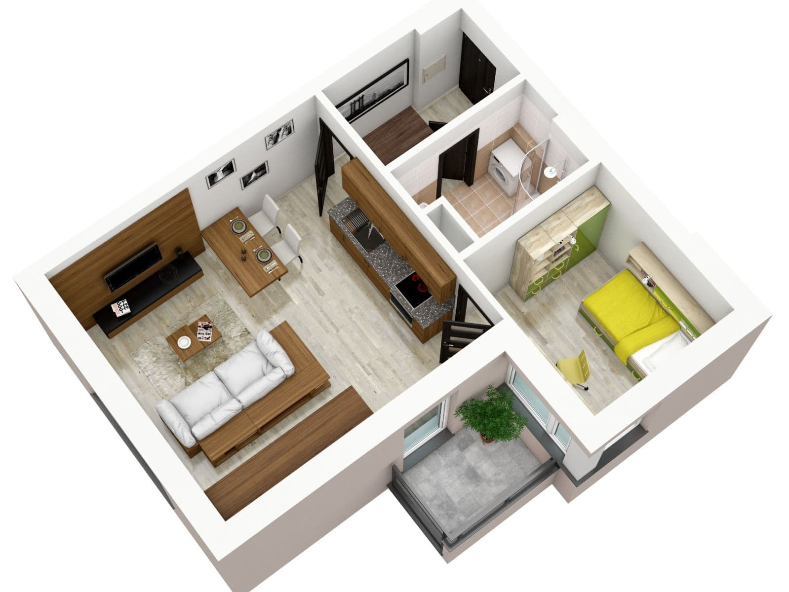Prenájom bytu 2-izbový 42 m², Kadečkové, Praha, Praha Prenájom bytu 2-izbový 42 m², Kadečkové, Praha, Praha
