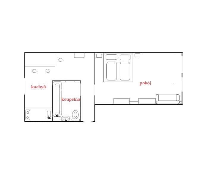 Prenájom bytu 1-izbový 35 m², Milady Horákové, Praha, Praha Prenájom bytu 1-izbový 35 m², Milady Horákové, Praha, Praha