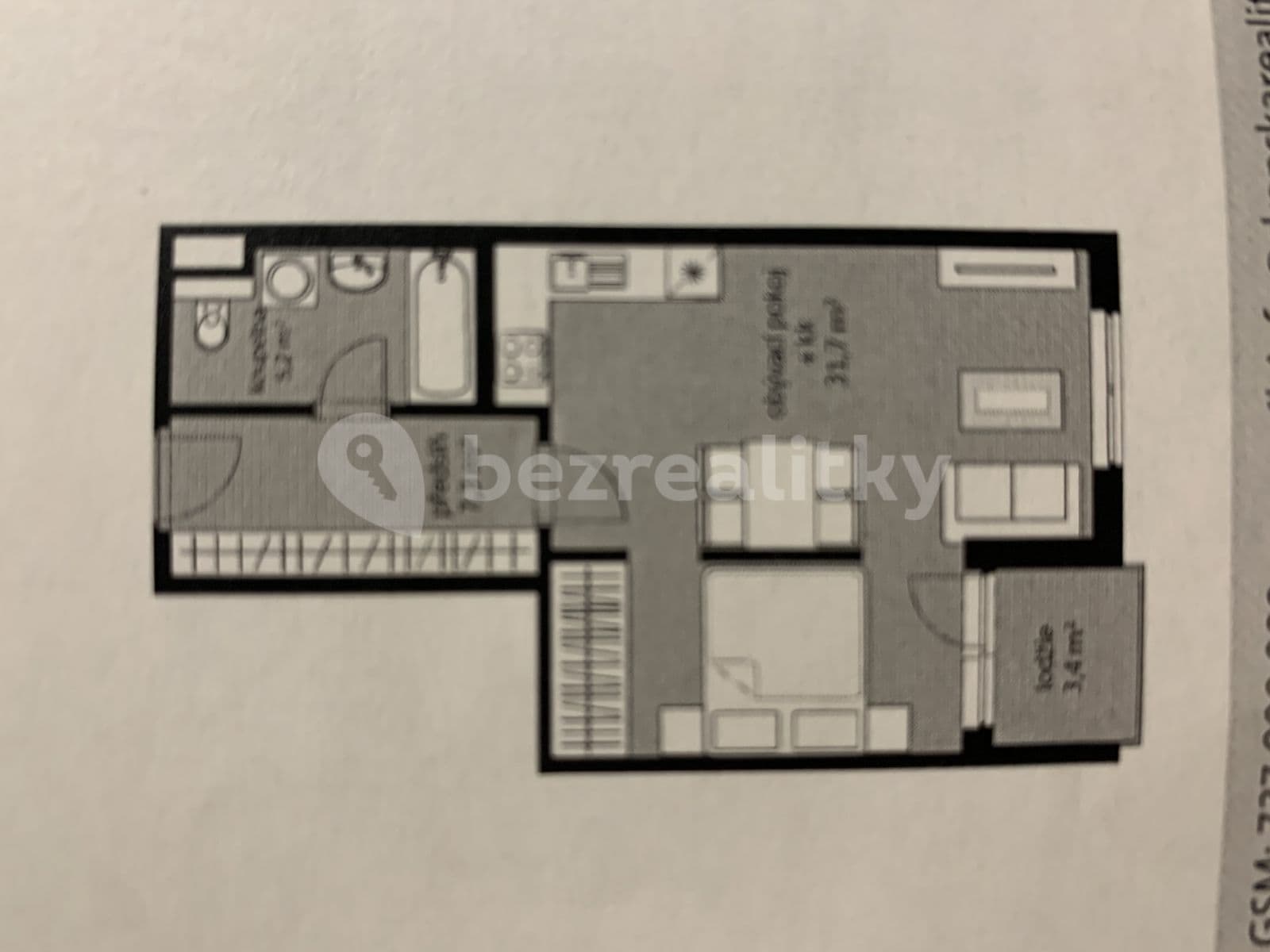 Prenájom bytu 2-izbový 44 m², Praha, Praha Prenájom bytu 2-izbový 44 m², Praha, Praha