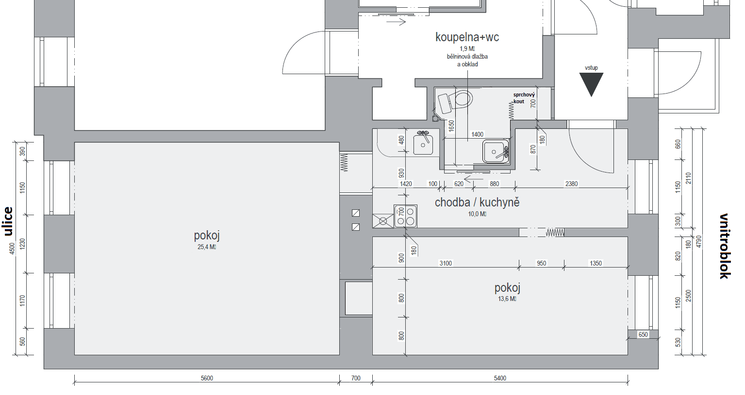 Prenájom bytu 2-izbový 51 m², Arne Nováka, Brno, Jihomoravský kraj Prenájom bytu 2-izbový 51 m², Arne Nováka, Brno, Jihomoravský kraj